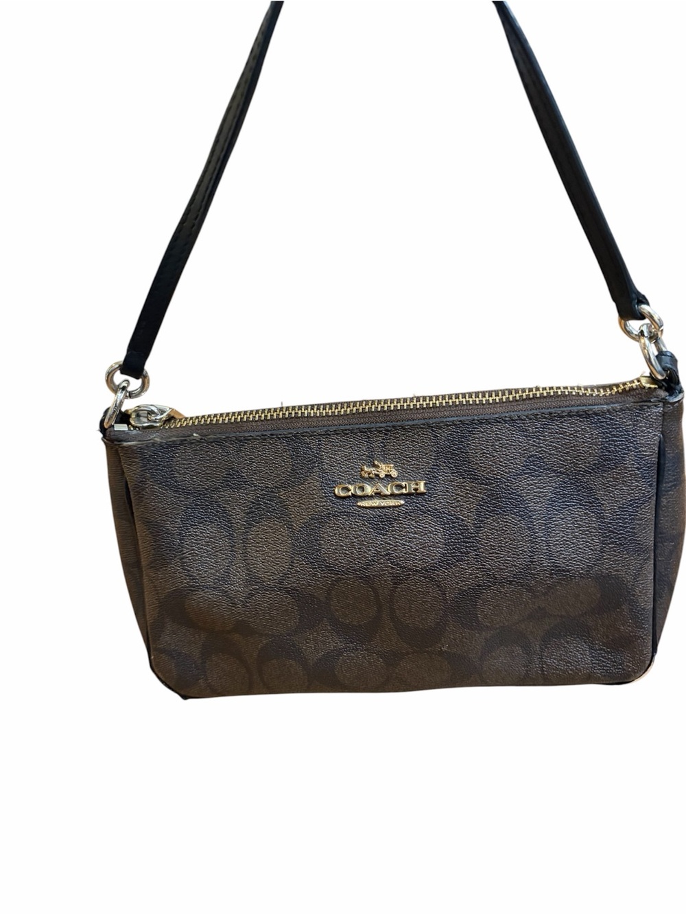 Coach Nolita 19 Brown Signature Canvas Shoulder Bag - Picture 2 of 7